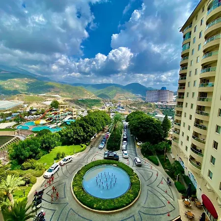 Aparthotel In Goldcity In The Main Building With Amazing View Kargicak Mahmutlar With Private *