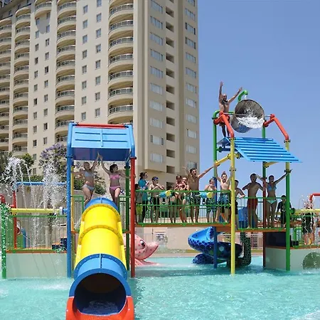 Aparthotel In Goldcity In The Main Building With Amazing View Kargicak Mahmutlar With Private