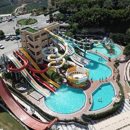 Aparthotel In Goldcity In The Main Building With Amazing View Kargicak Mahmutlar With Private Alanya