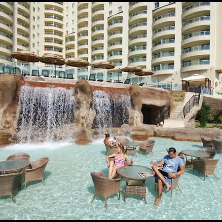 Aparthotel In Goldcity In The Main Building With Amazing View Kargicak Mahmutlar With Private Alanya